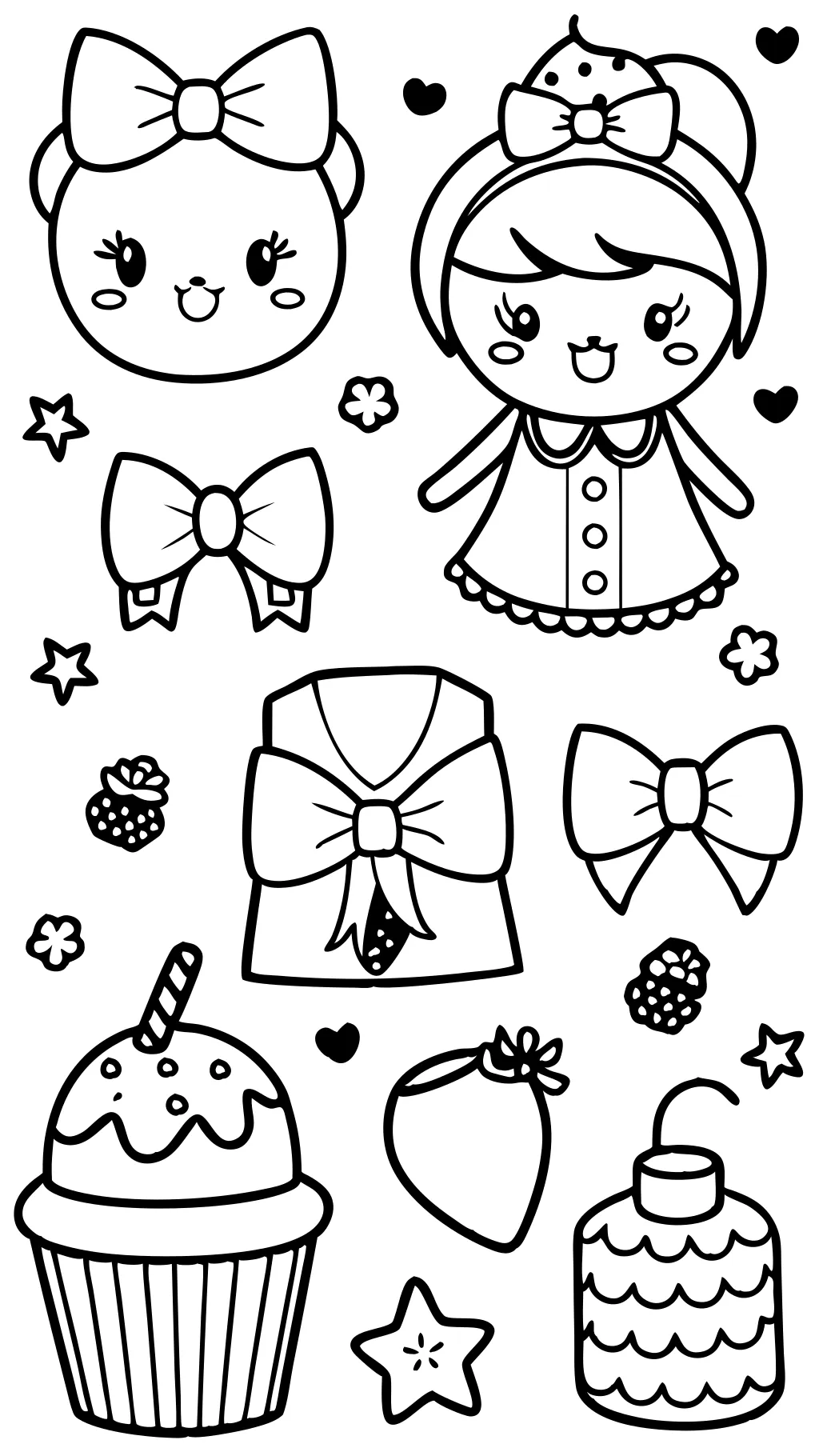 coloriages mignons preppy